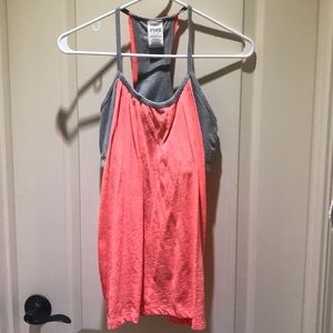 PINK TankTop with built in sports bra
